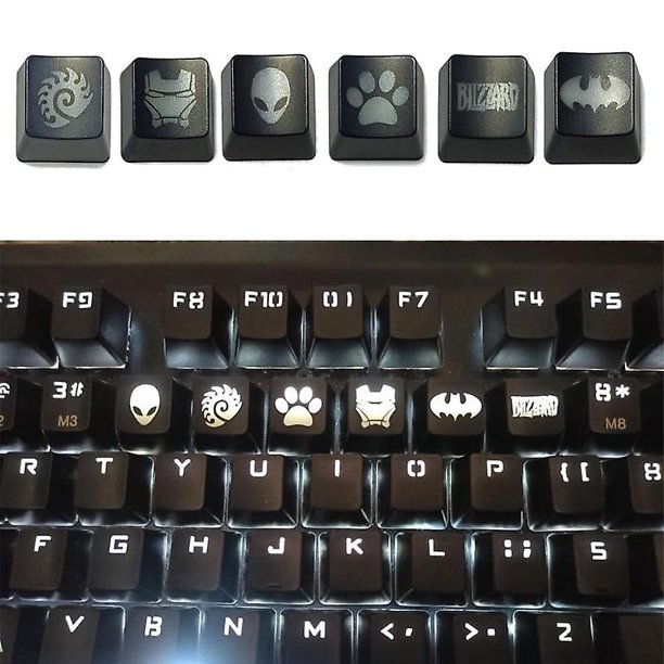 1Pc esc diy abs teclado mecánico retroiluminado teclas r4 teclas translúcidas altamente personalizadas