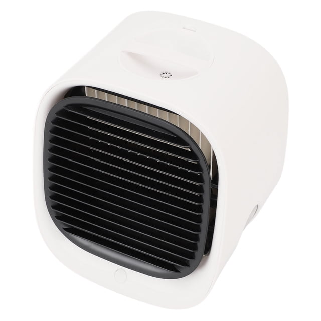 Ventilador de aire acondicionado de escritorio, control de botón empuje 300ml tanque de agua descripción portátil ventilador de aire acondicionado 3 velocidades usb para acampar