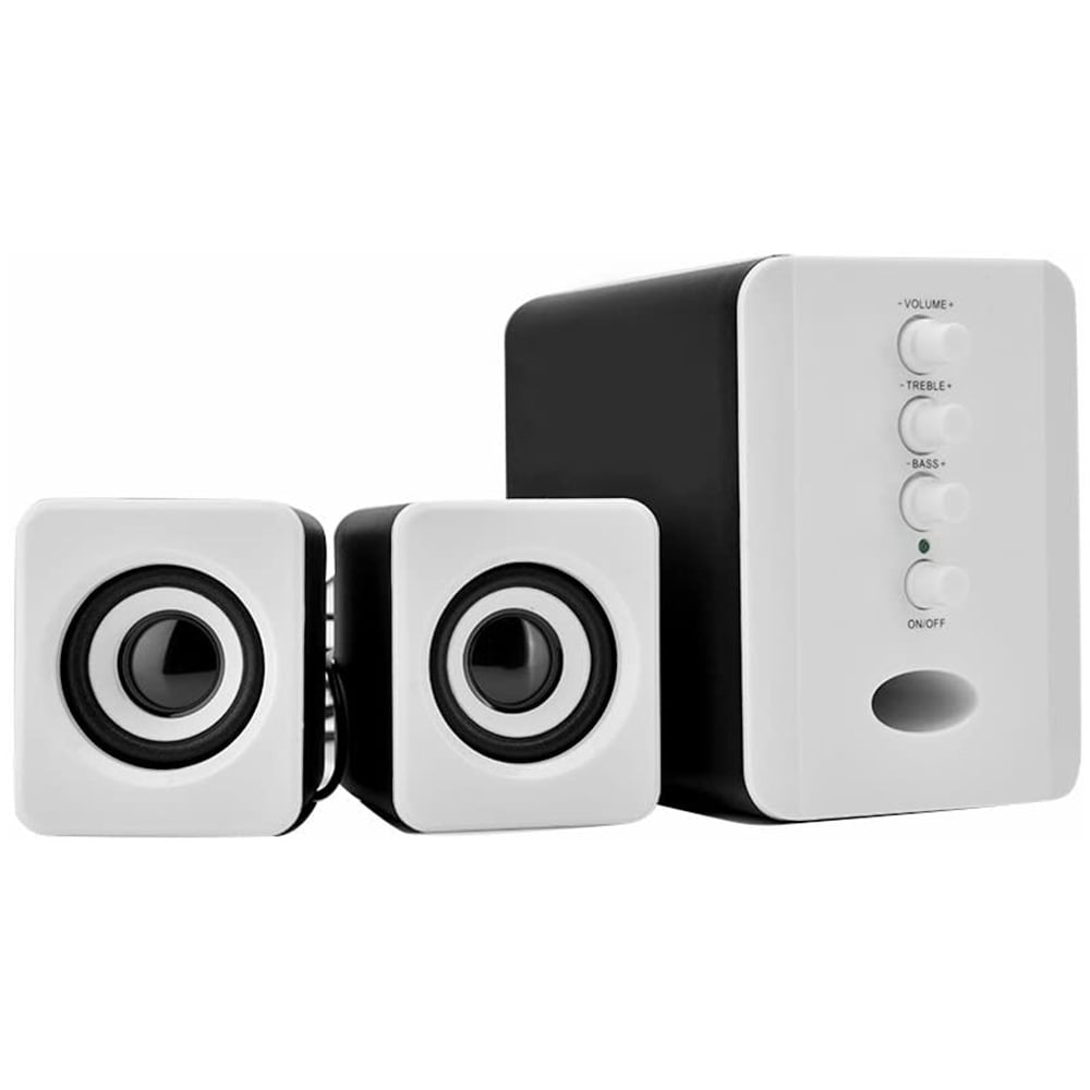 Mini USB 2.1 Wired Combination Speaker Bass Music Subwoofer for Desktop Laptop Notebook Tablet PC Smart Phone