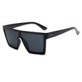 thumbnail image 3 of New stylish one-piece large-frame sunglasses, European and American high-end fashion sunglasses, sun protection sunglasses, 3 of 6