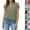 #03 Army Green, variant on Women's V Neck Swiss Dot Flowy Shirts Ruffle Short Sleeve 2026 Summer Blouse Dressy Casual Outings Tops,M,Beige