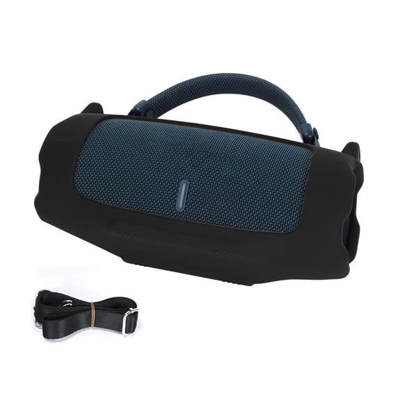 BIBABLYKE Silicone Protective Case for Charge 6 Speaker Shoulder Pouch Carry Box with Enhances Grip and Shockproof Design