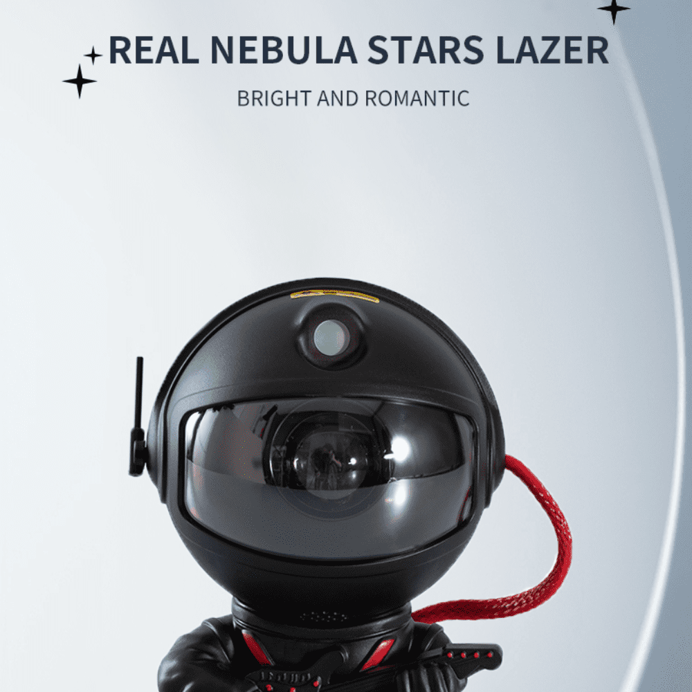Astronaut Nebula Projector Night Light 360 ° Rotating Magnetic Head Nebula Light Bedroom Children's Room Ceiling Room Decoration