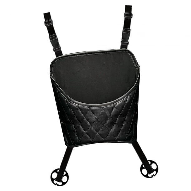 Organizador de bolsos para automóvil, porta pañuelos, duradero, para el asiento del automóvil negro
