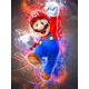 thumbnail image 3 of Personajes de anime japoneses de Bandai, lindos personajes de dibujos animados, Super Mario, lienzos de pintura, impresiones de pared para decoración de habitación de niños, 3 of 5