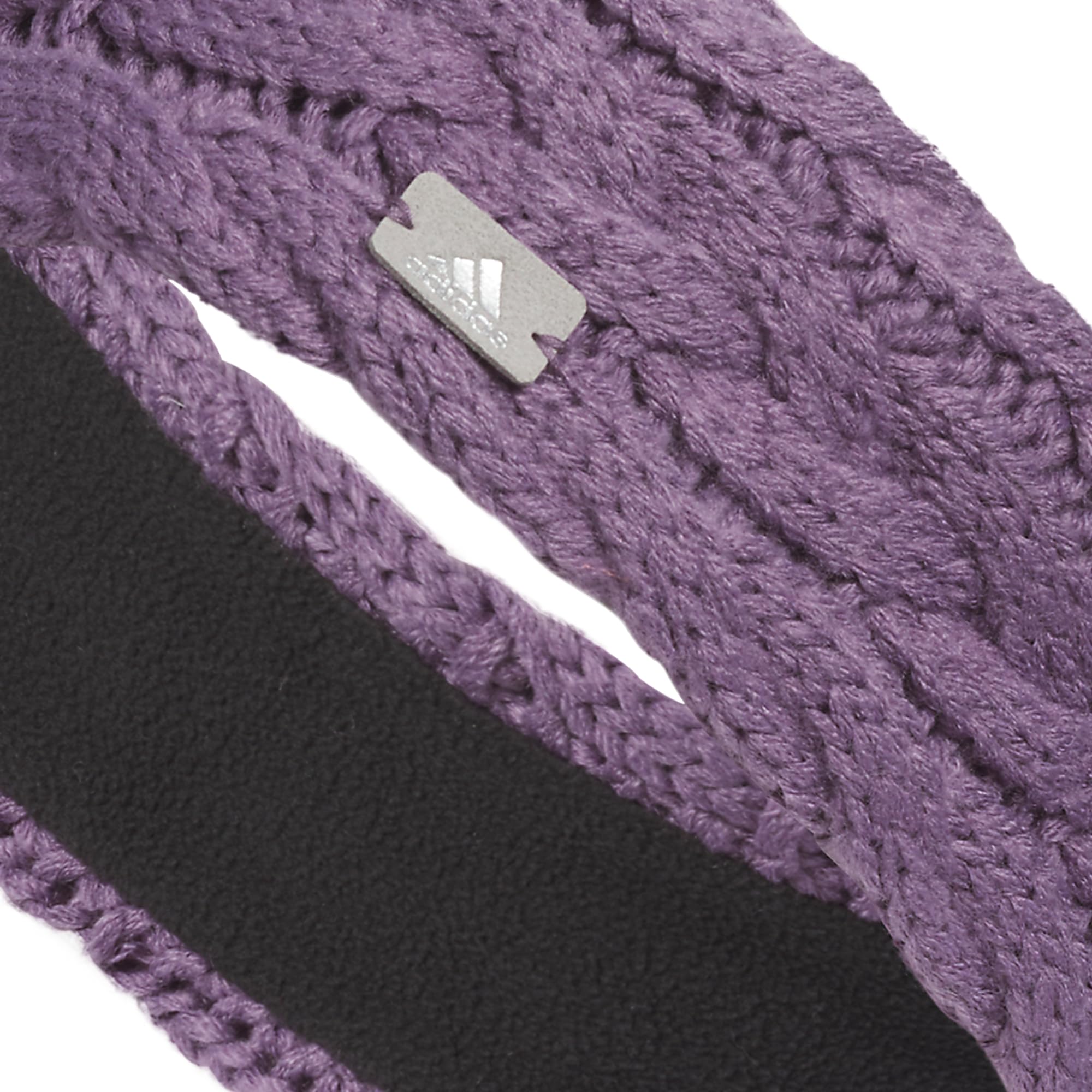 Adidas Women's Fashion Knit Headband Shadow Violet photo 3