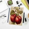 thumbnail image 7 of Coolnut Acrylic Clipboards with Low Profile Clip, A4 Standard Size 9" x 12.5" File Holder for Writing Drawing, Clip Boards for Doctors Offices, Vintage Apples Gifts, 7 of 7