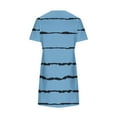 thumbnail image 6 of gakvbuo T-Shirt Dresses For Women Summer Dresses For Women 2024 Vacation Beach Dress Casual Simple T-Shirt Mini Dress Crewneck Short Sleeve Wedding Guest Dresses Club Dresses Sun Dresses Tunic Dress, 6 of 7