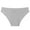 Gray, variant on fatyb Cotton Bikini Panties for Women Low Rise High Cut Underwear Seamless Stretch Ladies No Show Briefs