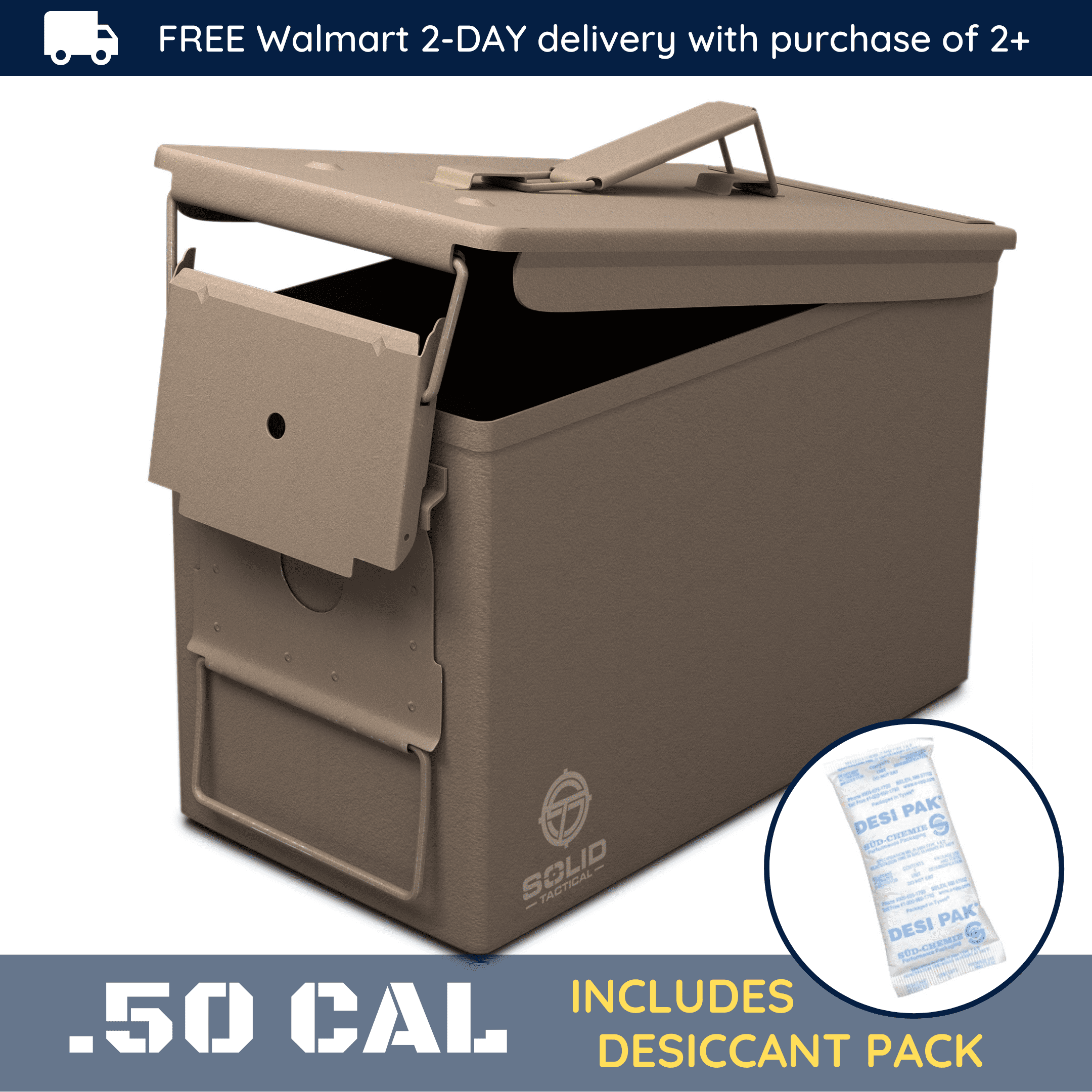 Military Surplus .30 Caliber Ammo Can Steel Waterproof Storage Box Details about   2-Pack U.S 