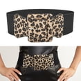 thumbnail image 2 of Yokua Unique Wide Belt Waistband Belt Unique Style Leopard Print Decorative Belt, 2 of 8