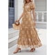 thumbnail image 3 of Vestido PRETTYGARDEN Verano 2025 Cuello en V Boho Floral XL, 3 of 7