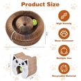 thumbnail image 2 of 2Pcs Upgraded Kitty+Kurlzs Cat Toy, Enhanced Magnet Kitty Curls Cat Scratcher, Multi-Shape KittyKurls Cat Scratcher with Play Balls, Twisty Paws Cat Toy for Indoor Cats, 2 of 7