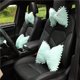 thumbnail image 5 of Almohada de lazo para asiento, almohada de algodón PP decorativa, suave y cómoda, soporte para el cuello con Verde, 5 of 9