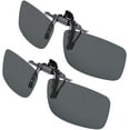 thumbnail image 1 of Clip-on Sun Glasses, Polarized Sunglasses [2 Pack Day Vision] Clip on Sunglasses, 1 of 5