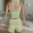 thumbnail image 6 of MGDXOX Pajamas for Women 2 Piece Sleeveless Tank Top and Shorts Fashion Sleepwear Casual Loose Soft Polka Dot Printed Pj Lounge Sets Camouflage S, 6 of 8