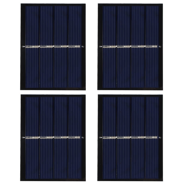 Panel solar Jadeshay 4 piezas 0.65 W 2 V DIY