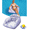 Purple-2, variant on 3-in-1 Inflatable Pool Lounge Chair, Adult Water Sofa Float with Cup Holder, Breathable Mesh Seat for Summer