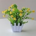 thumbnail image 1 of Lefu Artificial Potted Flowers Fake False Plants Outdoor Garden Home In Pot Decor, 1 of 5