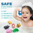 LotFancy 8 Pcs Wild Animal Bath Toys for Infants, Mold Free, No Hole, Suitable for Toddler