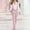 Pink, variant on Women's Casual Sleeveless Romper Jumpsuit with Pockets and Elastic Waist
