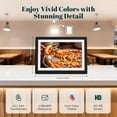 thumbnail image 5 of Frameo Digital Photo Frame WiFi Matte Black Frame 10.1 Inch Picture Frame with 1280x800  IPS Touchscreen, Built-in 32GB, Send Photo Video via Frameo App/USB/SD, Gifts for Women Men, 5 of 6
