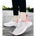 thumbnail image 4 of Women's Breathable Sneakers, Soft Sole Running Shoes, Mesh Shoes, Pink, 4 of 5