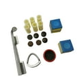 thumbnail image 2 of Reparación Kit de piscina de billar Cue Cue Kit de punta de referencia 6X, 2x puntas de punta de señal, férulas 6x cue, reparación de cue de billar, 2 of 8