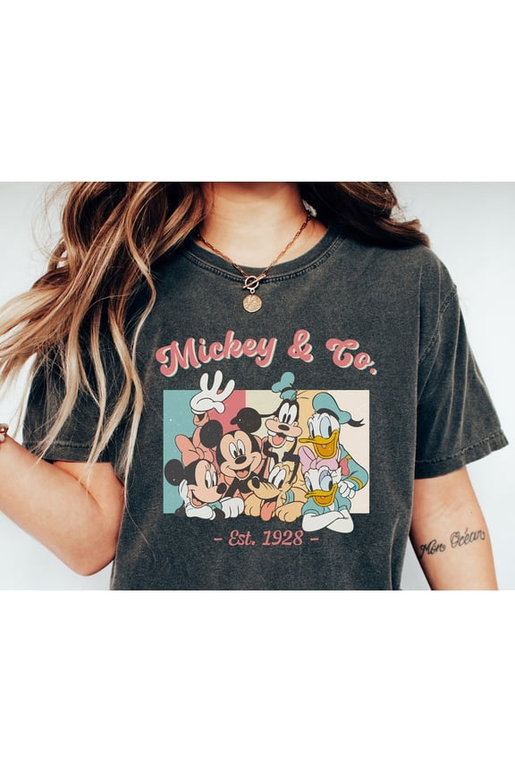 Mickey Co Shirt Retro Disney Family Tee