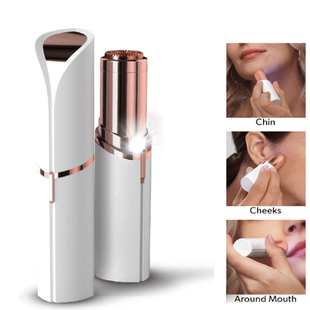 Sugar Me Smooth Hair Removal USB Rechargeable Facial Epilator Hair Remover Women & and Men - Beautifully Smooth Skin - Painless Process - Mini Travel Size - Trim Nose Hair and Remove Facial and Body Hair ()