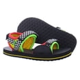 thumbnail image 4 of Vans Tri-Lock Boys Shoes Size 13, Color: Black/Multi Checkered, 4 of 5