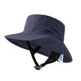 thumbnail image 4 of Sombrero para el sol para mujeres y hombres, gorra de pesca, sombrero para el sol, sombrero de playa a la moda, sombrero de cubo de ala ancha Azul oscuro, 4 of 8