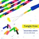 thumbnail image 4 of Pack de 2 Cuerdas de Saltar Largas de 16 Pies para Double Dutch, Cuentas Suaves TUB Anti-Enredos, Ajustables para 4-5 Personas, Colores Vibrantes para Niños y Adultos (Incluye Cuentas Extra), 4 of 6