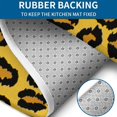 thumbnail image 4 of Yellow and Black Of Leopard Print Bathroom Rugs Sets 3 Piece,Toilet Cover Set,Absorbent Non Slip Bathroom Mats Sets with U-Shaped Contour Rug Toilet Rug Set, 4 of 5