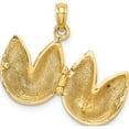 thumbnail image 4 of 14K 3-D Opens Fortune Cookie Charm Yellow Gold Material Dazzling Exquisite Chic A classic choice for celebrating love and achievement, 4 of 5
