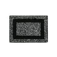 thumbnail image 3 of VCNY Home Heathered Hotel 2-Piece Microfiber Bath Rug Set, Black/White, 3 of 5