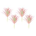 thumbnail image 1 of Plantas suculentas artificiales Uxcell, pequeñas plantas falsas, suculentas falsas, planta sin maceta, paquete de 4 en color rosa, 1 of 5