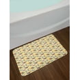 thumbnail image 2 of Summer Bath Mat, Tropical Season Exotic Forest Floral Bunch Assortment of Foliage Elements, Plush Bathroom Decor Mat with Non Slip Backing, 29.5" X 17.5", Multicolor, by Ambesonne, 2 of 2