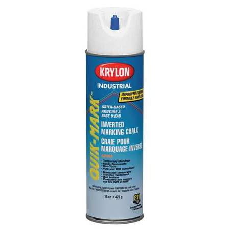 Krylon Inverted Marking Paint - KRYLON Inverted Marking Chalk,White KWBC03505A