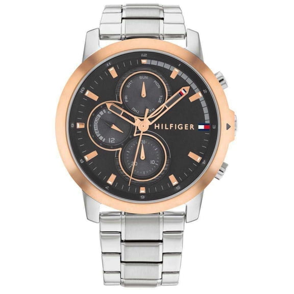 Tommy Hilfiger 1792050 Men's Gray Multifunction Analog Watch Metal Bracelet