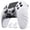 Clear White, variant on PlayVital Guardian Edition Anti-Slip Ergonomic Silicone Cover Case for ps5 Edge Controller, Soft Rubber Protector Skin for ps5 Edge Wireless Controller with Thumb Grip Caps - Black