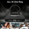thumbnail image 4 of Allyechgroup Magsafe Compatible Phone Case for Apple iPhone 15 Pro Max, Ring Holder Kickstand Liquid Silicone Anti-Scratch Dust-Proof Drop Protection Case for Women Girls Men, Black, 4 of 6