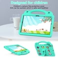 thumbnail image 5 of Mantto Case for Lenovo Tab M10 Plus 3rd Gen 10.6" TB-125F/128F (2022),Heavy Duty Kid-Proof Cover with Handle EVA Kickstand Kids Friendly Shockproof Cover,Mintgreen, 5 of 8