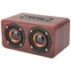 thumbnail image 5 of Altavoz Bluetooth retro con micrófono incorporado, altavoz inalámbrico portátil, compatible con tarjeta de memoria USB AUX MP3, 5 of 8