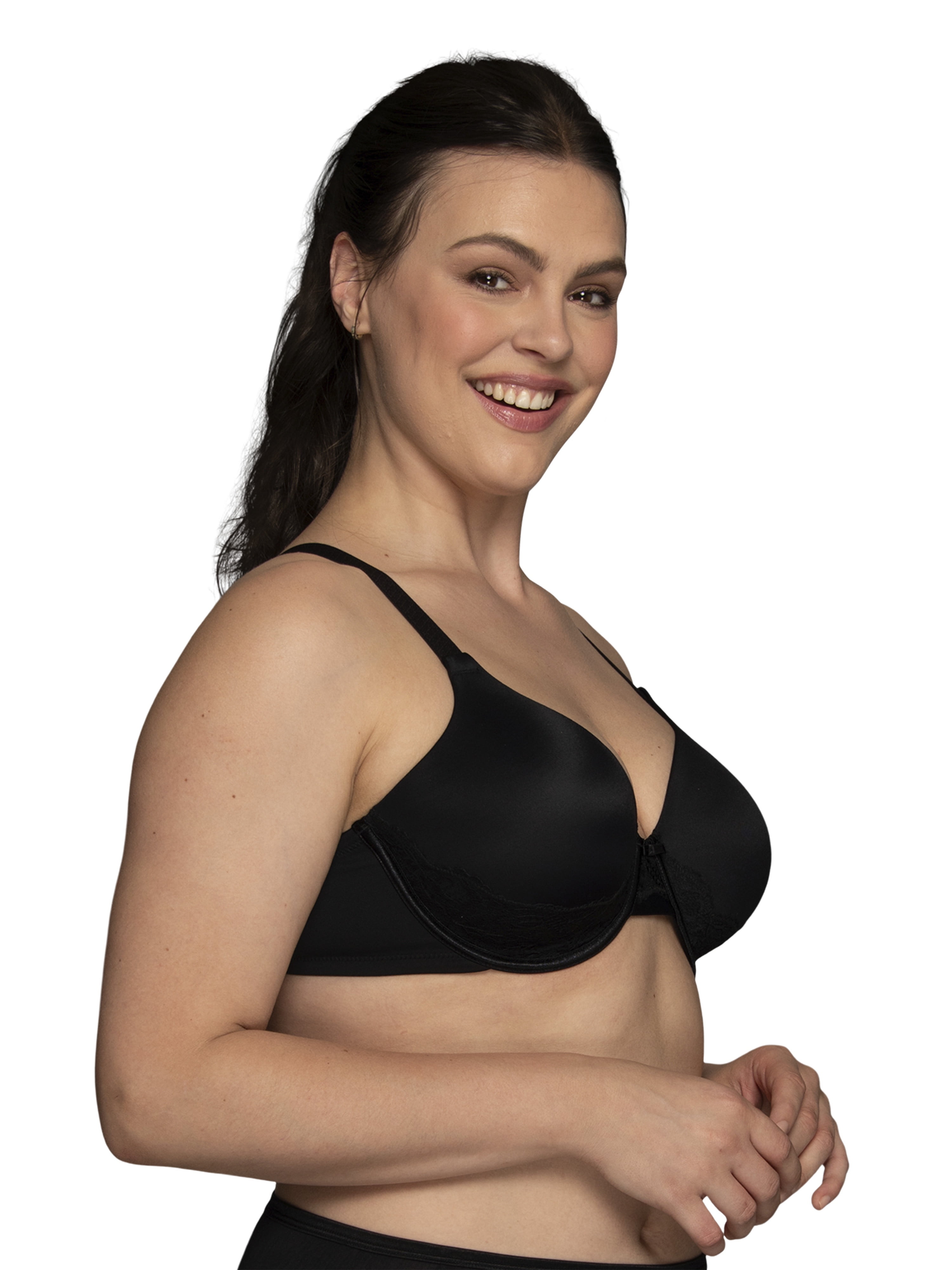 Vanity Fair Lingerie Women's Beauty Back Full-Figure Smoothing Underwire Bra with Lace, Style 76382