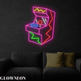 thumbnail image 4 of Glowneon Arcade Machine Game Room Wall Decor, Arcade Pinball Neon Led, 4 of 5