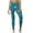 Blue, variant on Luxalzxs Butt Lifting Leggings for Women Christmas Print Elasticity Jogging Pants Workout Leggings Yoga Pants