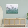 thumbnail image 2 of Green Wheat Field Sprigs Landscape Photograph Gallery Wrapped Canvas Print Wall Art, 2 of 7
