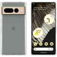 thumbnail image 3 of Case for Google Pixel 7 Pro 6.7 Inch (Not for 7) Reinforced Corner Bumper, Crystal Clear Cover Slim Fit Shockproof Flexible TPU Phone Case for Pixel 7 Pro 2022 - Transparent, 3 of 7