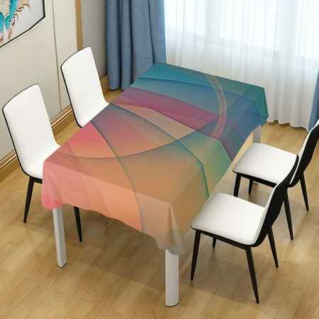 

ALAZA Elegant Abstract Pattern Rectangle Tablecloth Tablecover Dinning Table Cloth 60 x90